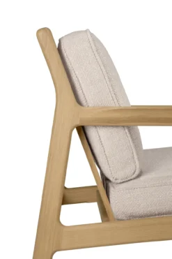 Jack loungestoel eiken - ivory
