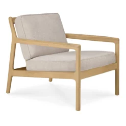 Jack loungestoel eiken - ivory
