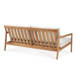 Jack outdoor bank 180 - teak - off white
