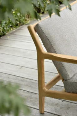 Jack outdoor bank 180 - teak - off white