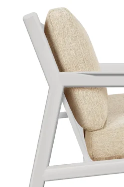 Jack sofa 178cm - wit aluminium - compleet - naturel kussens