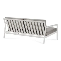 Jack sofa 178cm - wit aluminium - compleet - mocha kussens