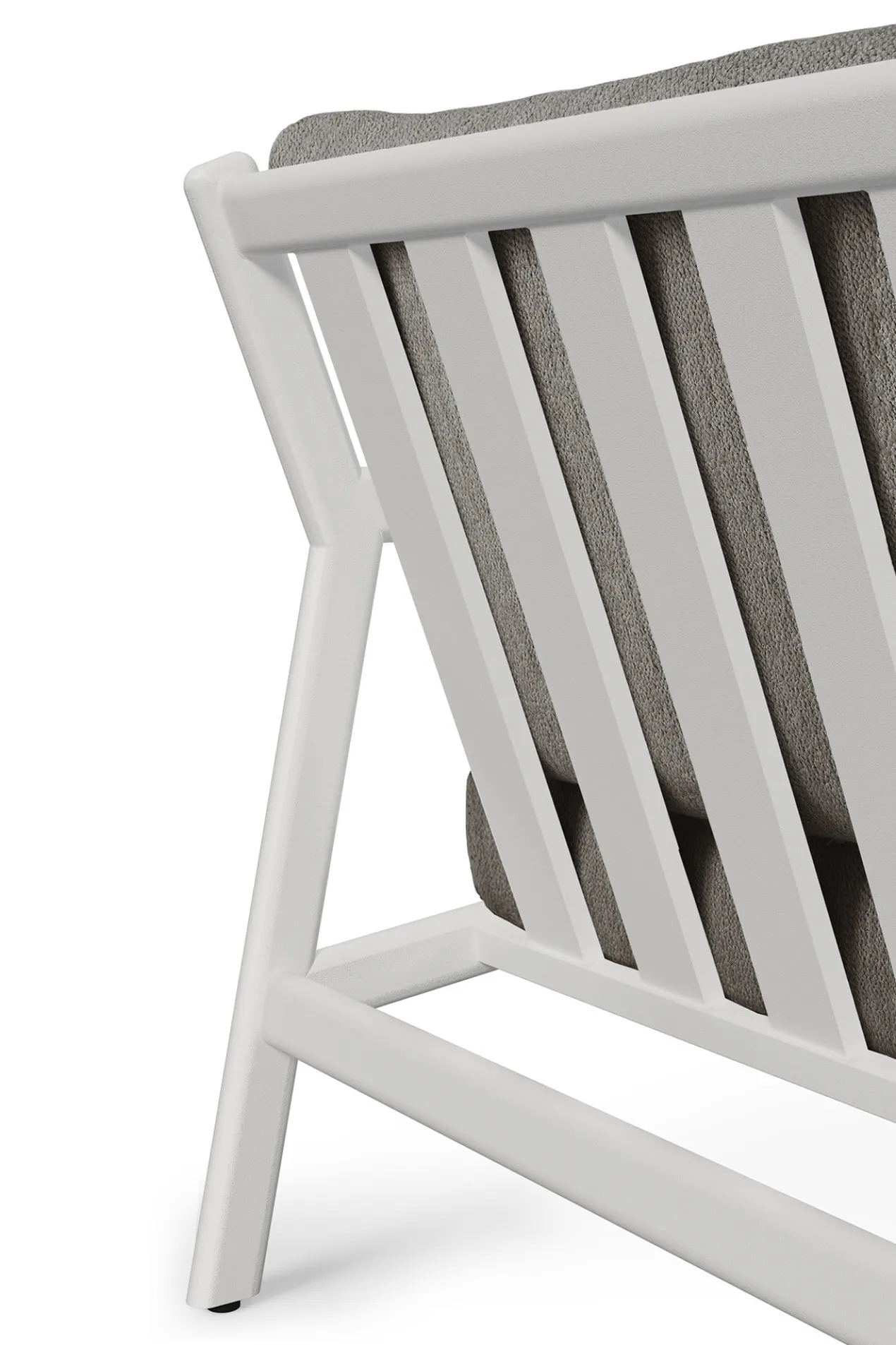 Jack sofa 178cm - wit aluminium - compleet - mocha kussens