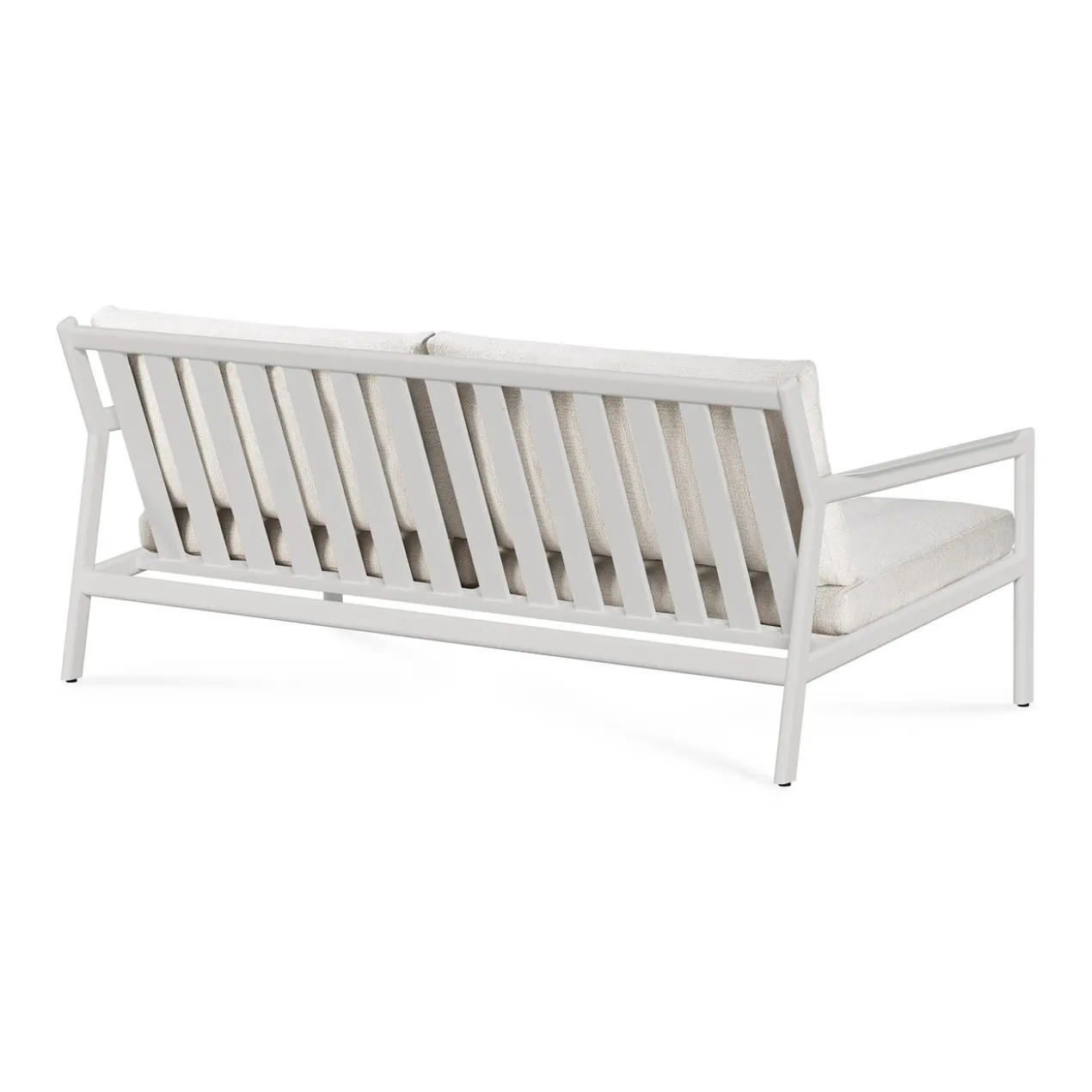 Jack sofa 178cm - wit aluminium - compleet - off white kussens