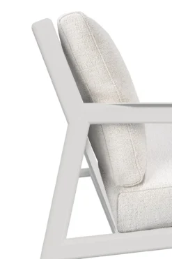 Jack sofa 178cm - wit aluminium - compleet - off white kussens