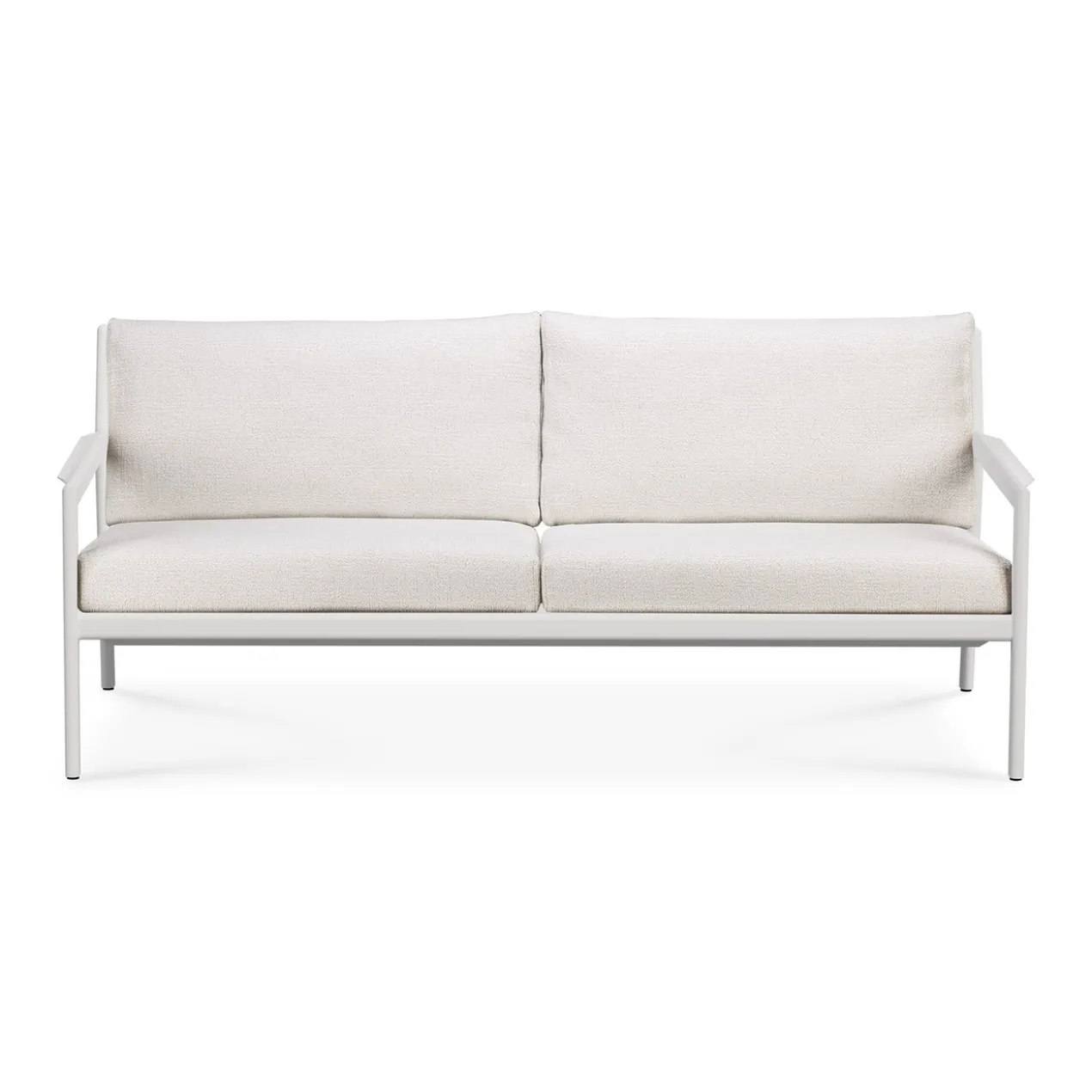 Jack sofa 178cm - wit aluminium - compleet - off white kussens