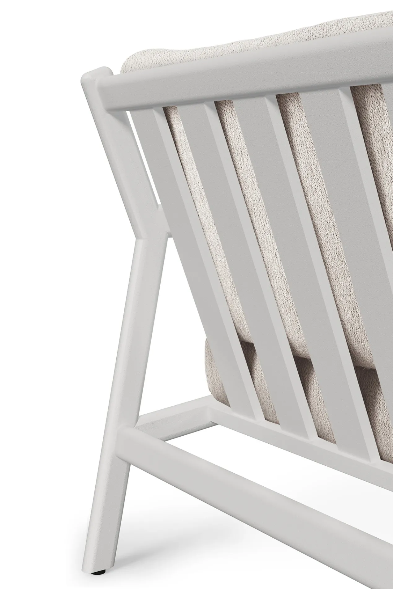 Jack sofa 178cm - wit aluminium - compleet - off white kussens