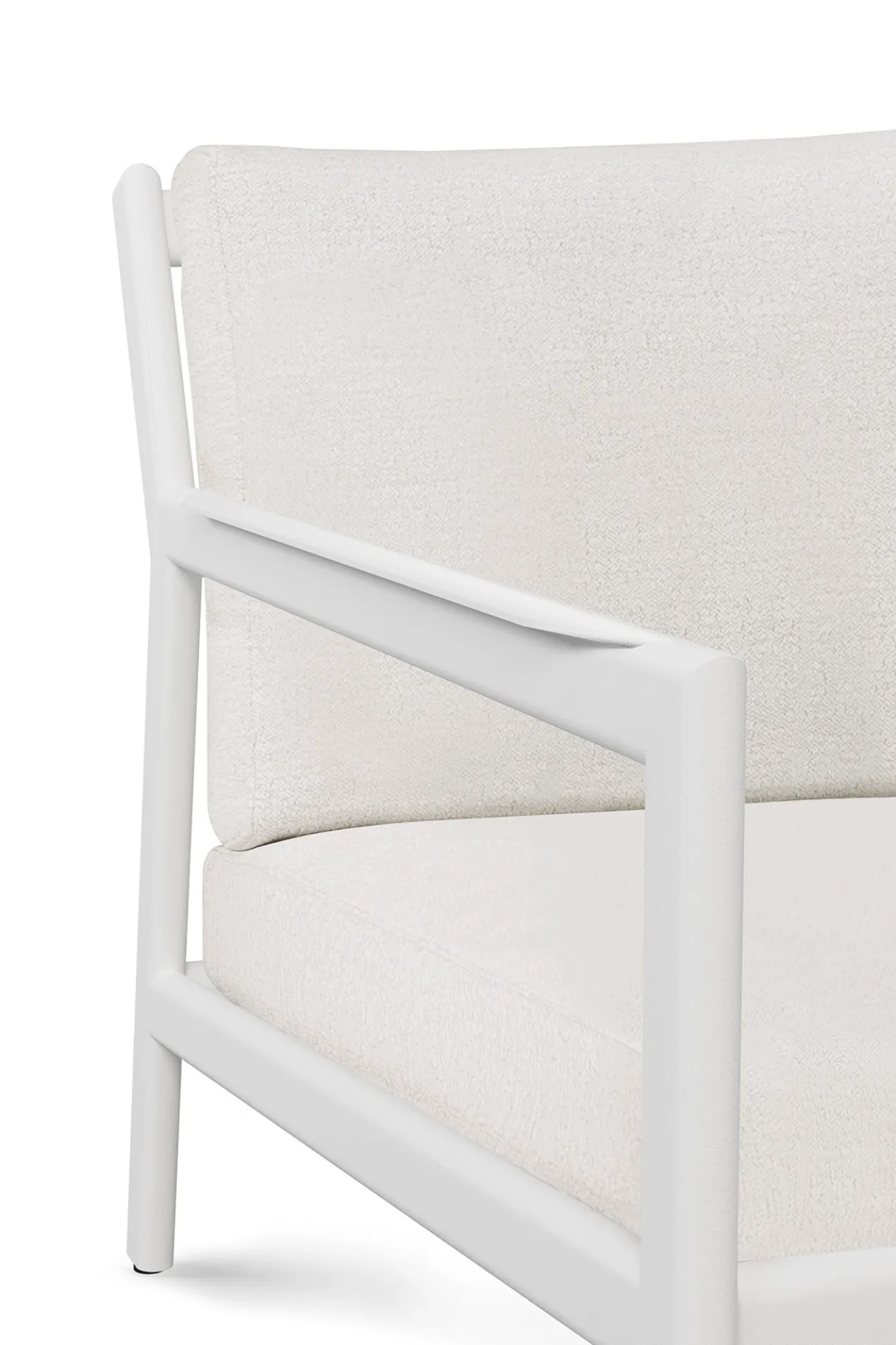 Jack sofa 178cm - wit aluminium - compleet - off white kussens