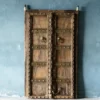 Jain - Antieke Teakhouten Deur met Messing 180cm