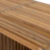 Jasmijn bijzettafel recycled teak naturel - set van 2