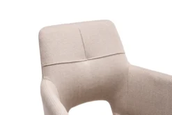 Jasmine draaistoel arm beige