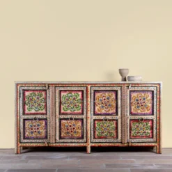 Jayvyn - Handbeschilderd Oud Houten Dressoir