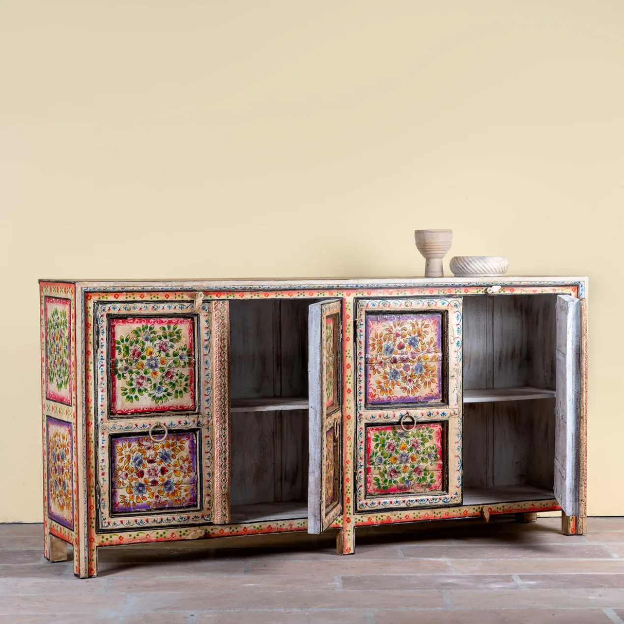 Jayvyn - Handbeschilderd Oud Houten Dressoir