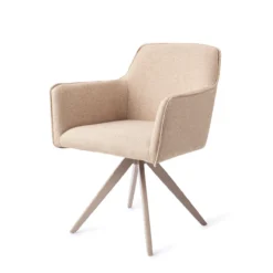 Jesper Home Eetkamerstoel Hofu - Turn Beige Wild Walnut