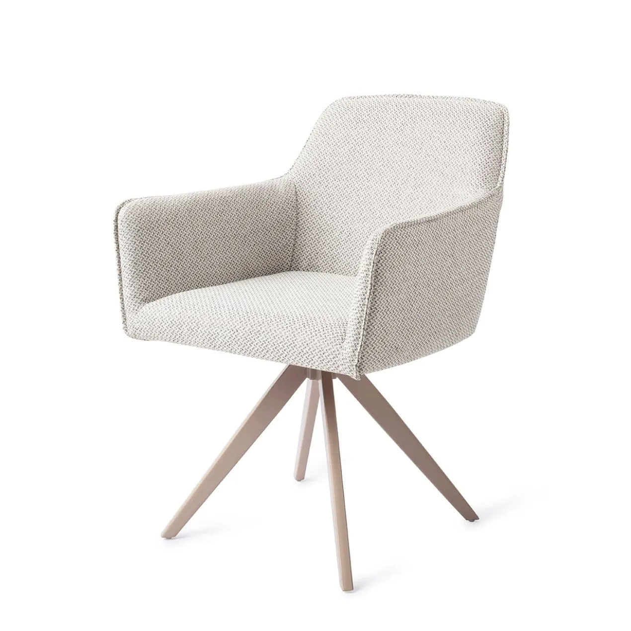 Jesper Home Eetkamerstoel Hofu - Turn Beige Checkers Charm