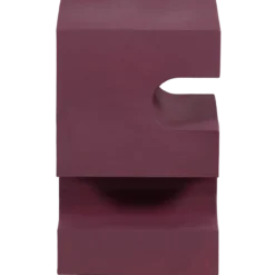 Jessa bijzettafel metaal paars/bruin