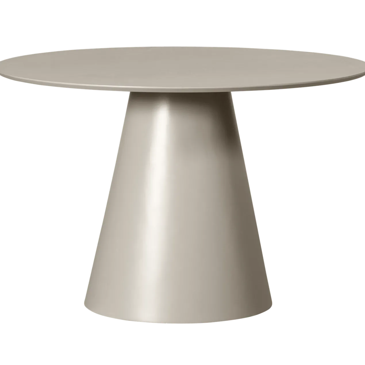 Jorre eettafel o120 cm mdf antiek beige