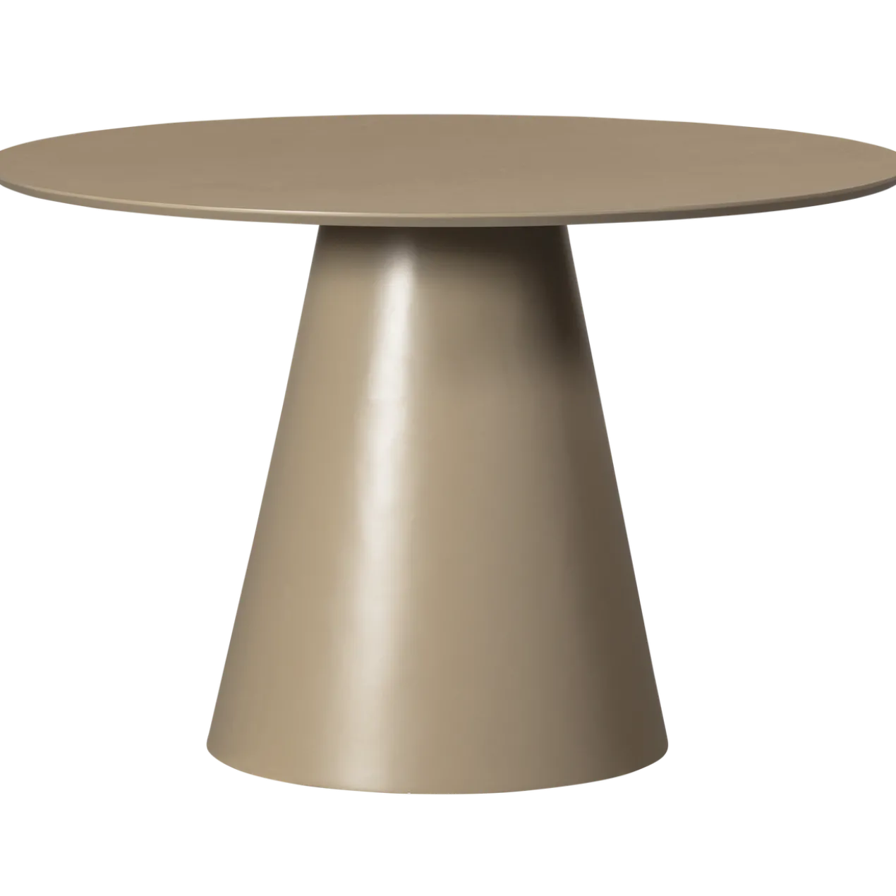 Jorre eettafel o120 cm mdf militair bruin