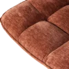 Jouke draaifauteuil chenille structuur roestbruin [fsc]