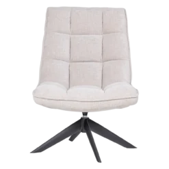 Jouke draaifauteuil chenille structuur naturel [fsc]