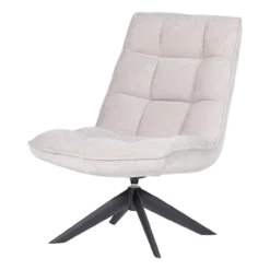 Jouke draaifauteuil chenille structuur naturel [fsc]