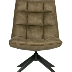Jouke draaifauteuil leerlook groen [fsc]