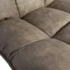 Jouke draaifauteuil leerlook groen