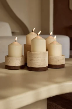 Kaarshouder Travertine L