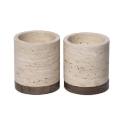 Kaarshouder Travertine L