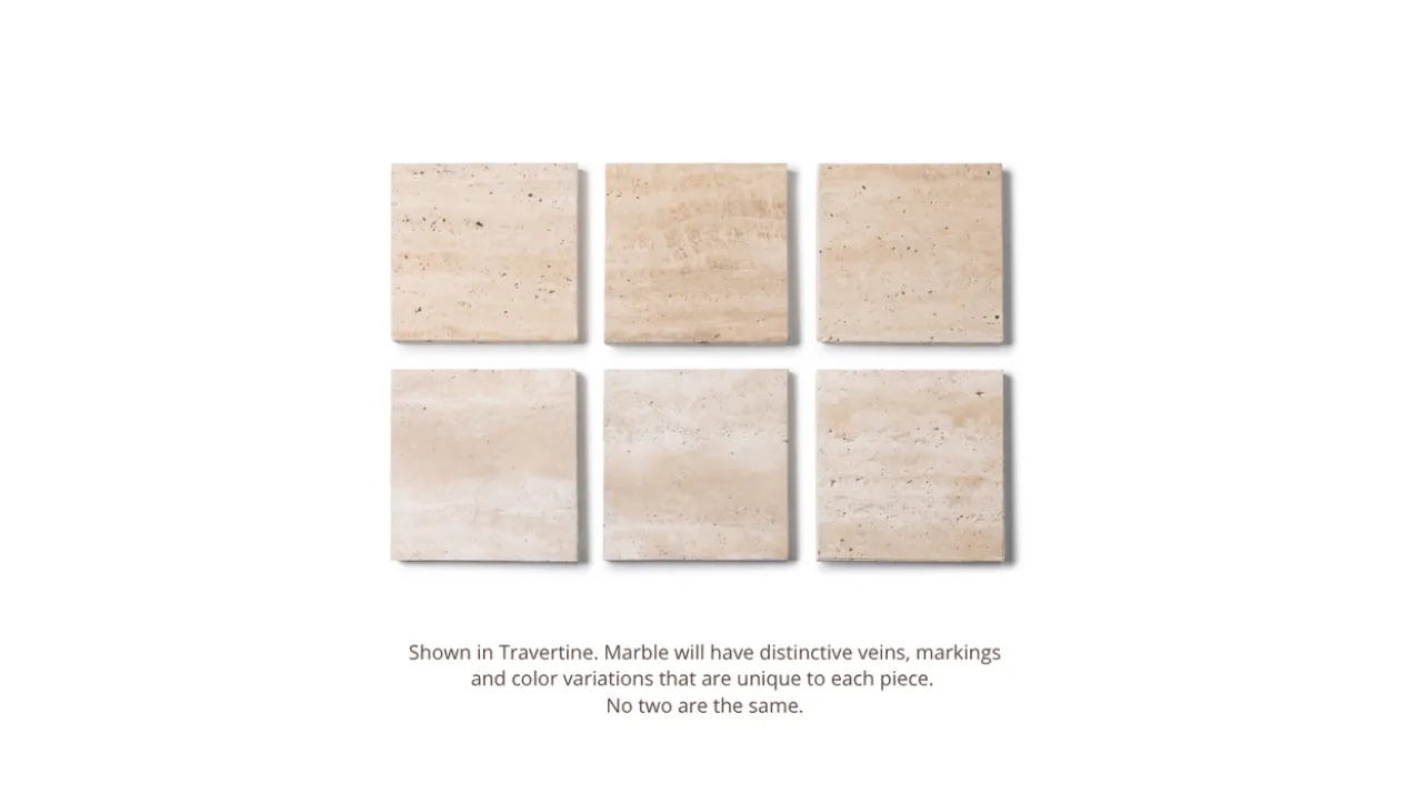 Kaarshouder Travertine S