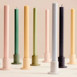 Kaars Square Dark - set van 4