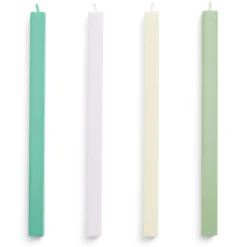 Kaars Square pastel - set van 4