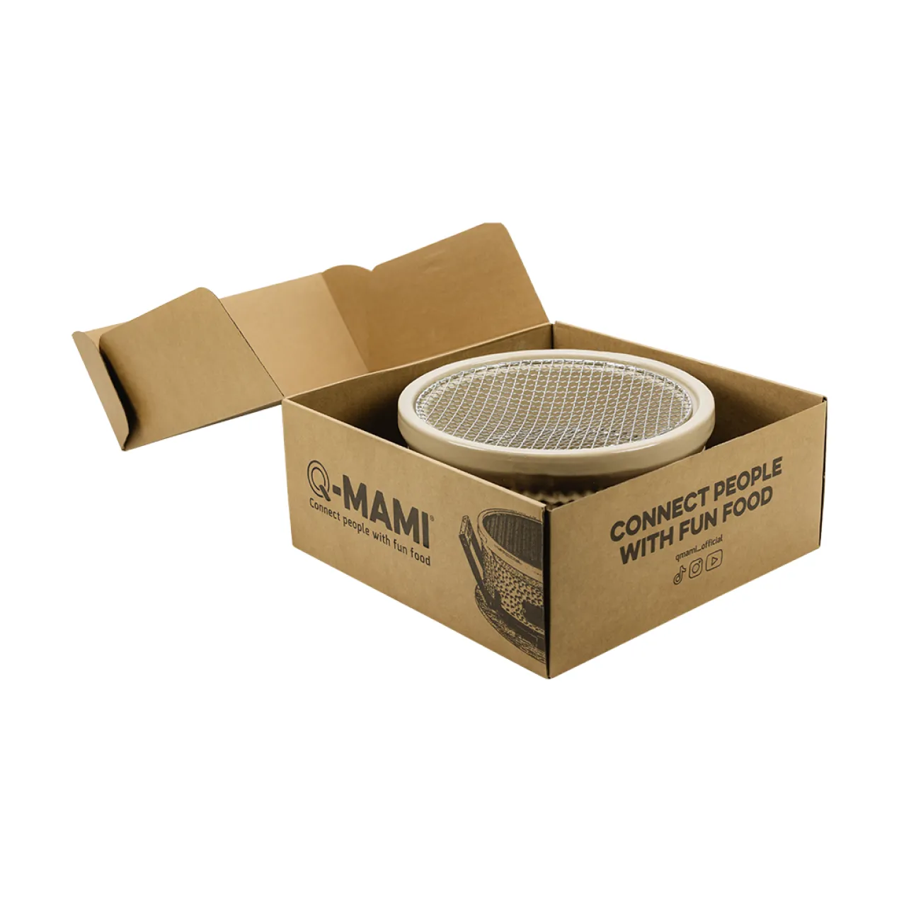 Kamado Tafelgrill Beige