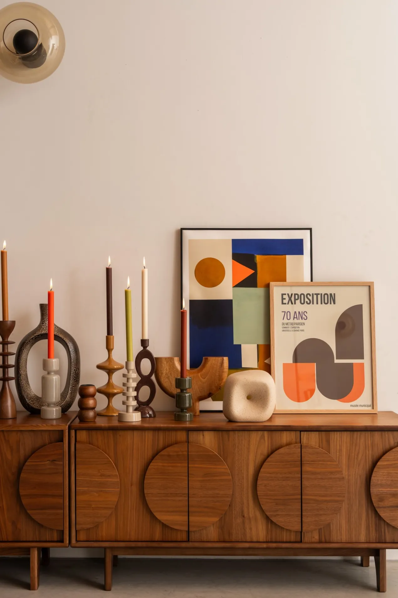 Kandelaar Eighty bruin M
