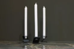 Kandelaar Glowz zwart - set van 3