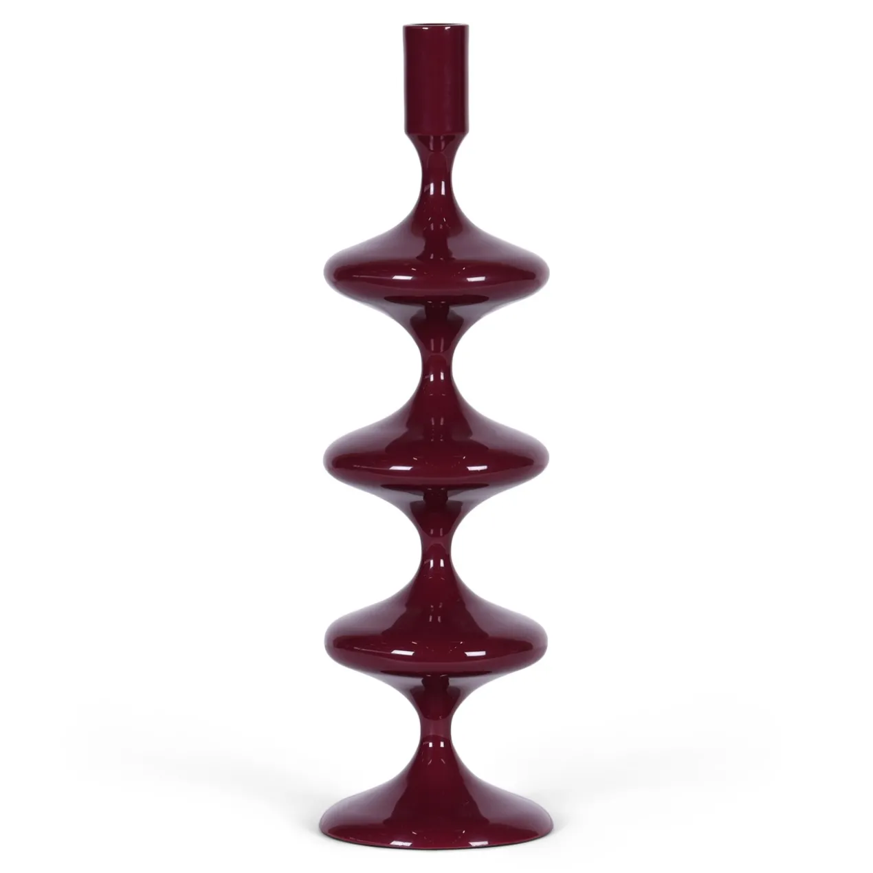 Kandelaar Kim L dark burgundy