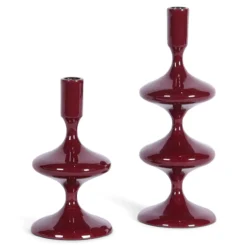 Kandelaar Kim M dark burgundy