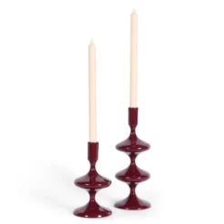 Kandelaar Kim M dark burgundy
