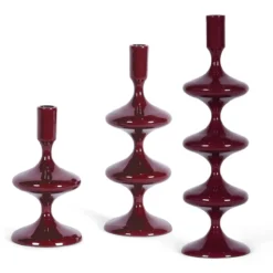 Kandelaar Kim M dark burgundy