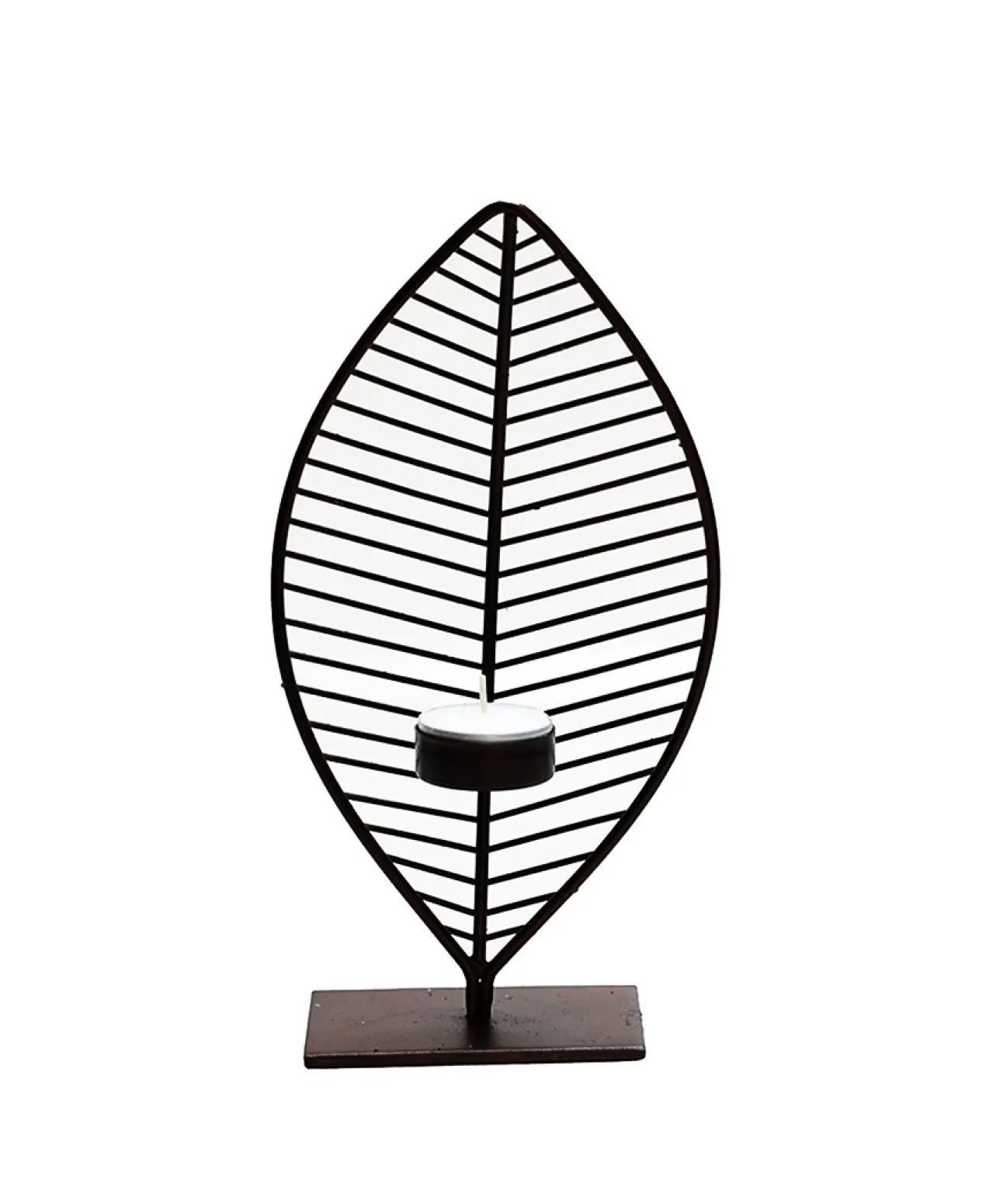 Kandelaar Minas S bronze L13 x B6 x H26 cm