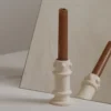 Kandelaar Molly 03 beige - set van 3
