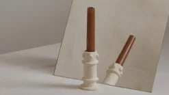 Kandelaar Molly 03 beige - set van 3
