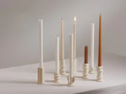 Kandelaar Molly 03 beige - set van 3