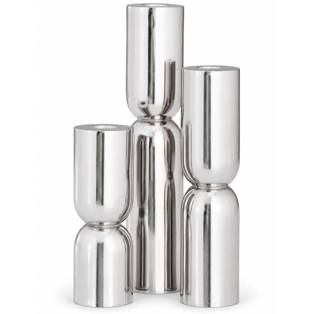 Kandelaar Stacy silver L