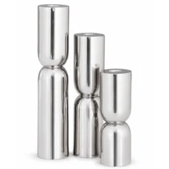 Kandelaar Stacy silver M