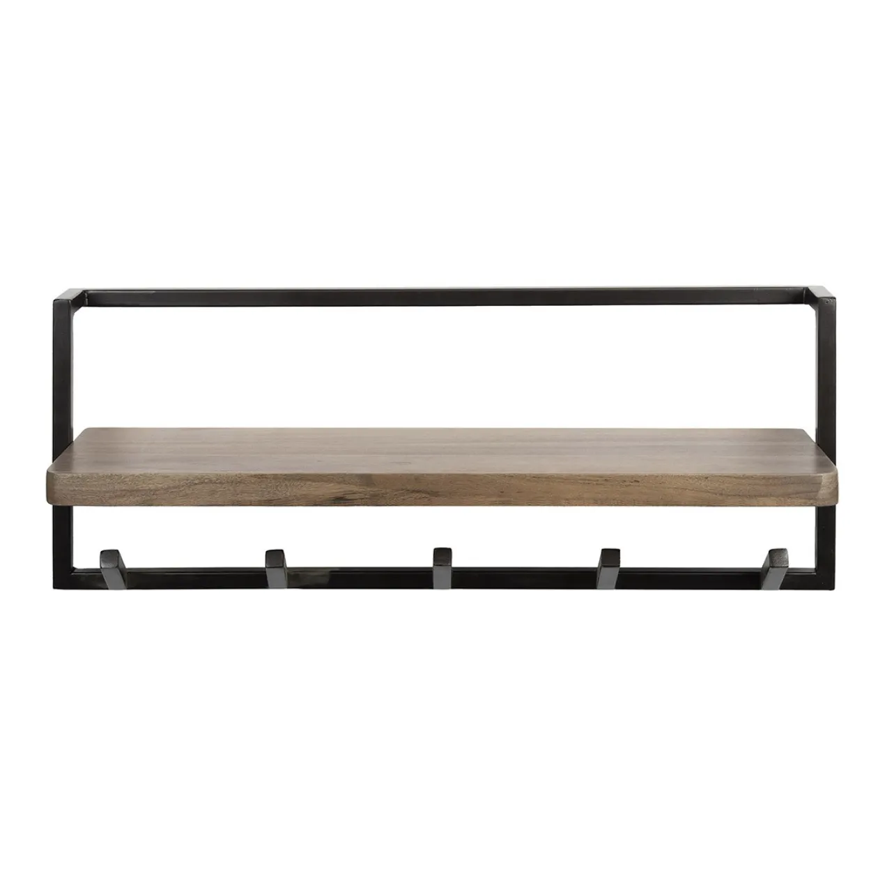 Kapstok Assen plank bruin