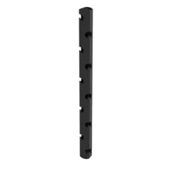 Kapstok Hooka zwart 10-Haaks