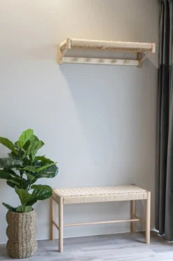 Kapstok Loek Naturel hout