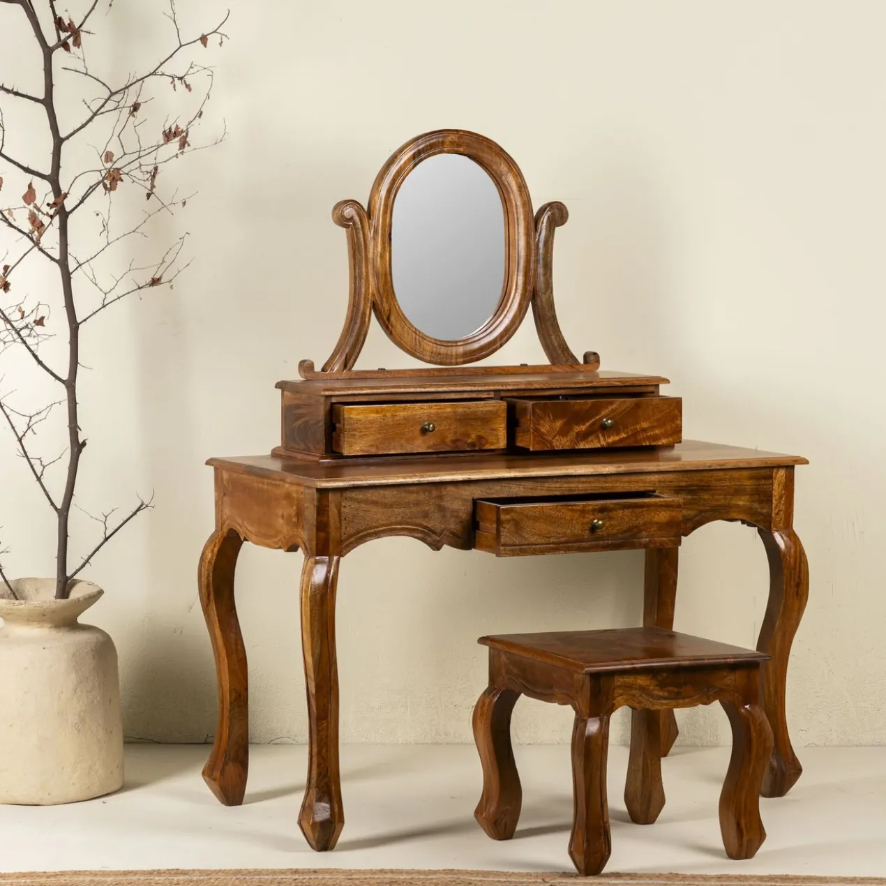 Kaptafel Flora met stoel