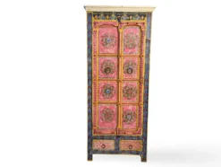 Kast 2 deur 2 la mixed color uniek